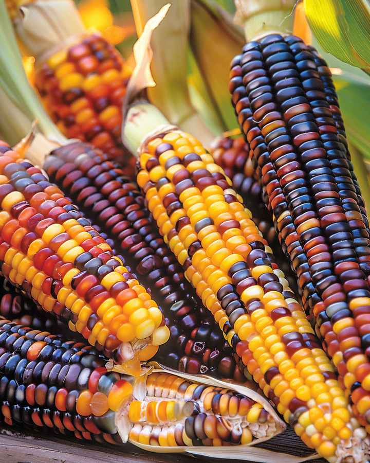 Semillas de maíz ornamental Little Jewels con mazorcas decorativas (Zea mays) – hortaliza anual