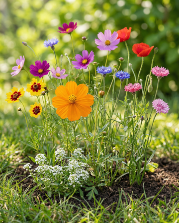 Mistura de Flores para Borboletas 250g – sementes de flores anuais da SeedsChoice