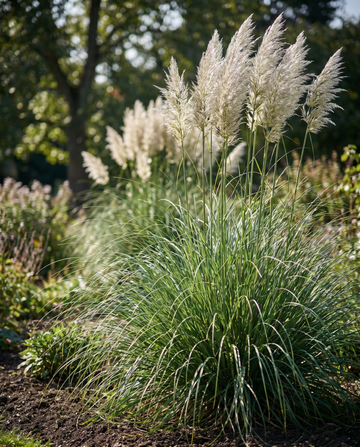 Semillas de hierba de las pampas (Cortaderia selloana) – gramínea perenne