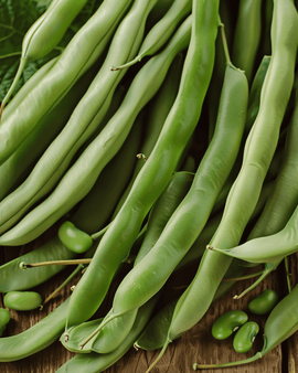 Sementes de feijão-anão Odeon Phaseolus vulgaris anual 50g