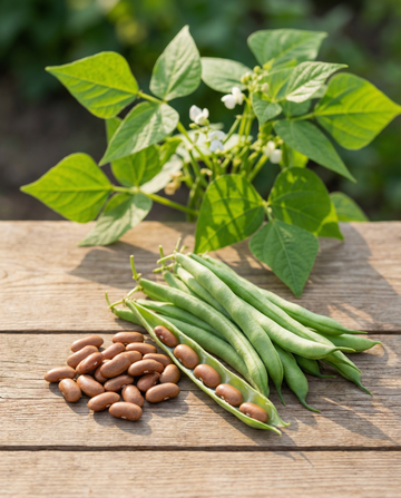 Judía enana Brown Dutch 100 g (Phaseolus vulgaris) – semillas de hortaliza anual de SeedsChoice