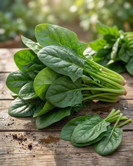 Sementes de Espinafre Bazaroet (Spinacia oleracea) – vegetal anual da SeedsChoice