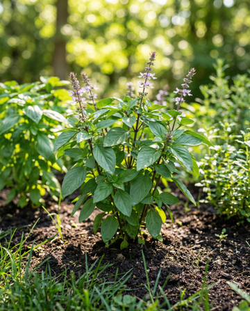 Manjericão-canela (Ocimum basilicum) – sementes de erva aromática anual biológica da SeedsChoice