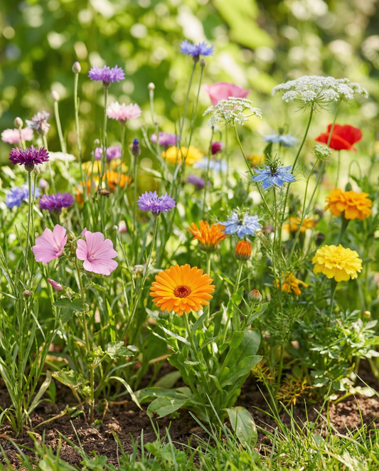 Mezcla de flores silvestres 2 g – semillas de flores anuales orgánicas de SeedsChoice