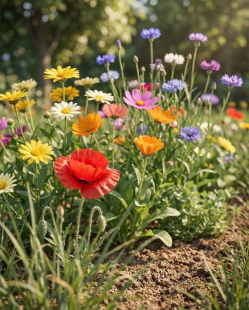 Friendly Summerflowers Mix embalagem 15m2 – sementes de flores anuais da SeedsChoice