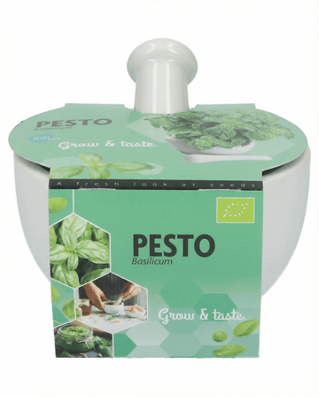 Sementes de manjericão Mortar Set – erva biológica da SeedsChoice
