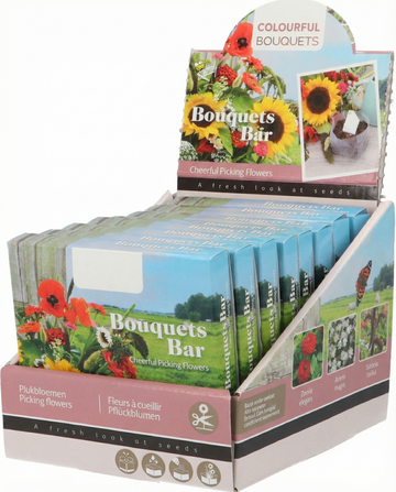 Sementes de Picking Colourful Mix Bouquet Bar – kit de cultivo anual