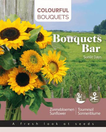 Girasol 75 Cm Bouquet Mix (Helianthus annuus) – semillas de flores anuales de SeedsChoice