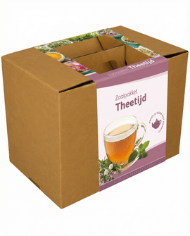 Kit de semillas de hierbas para té con juego de regalo de colador