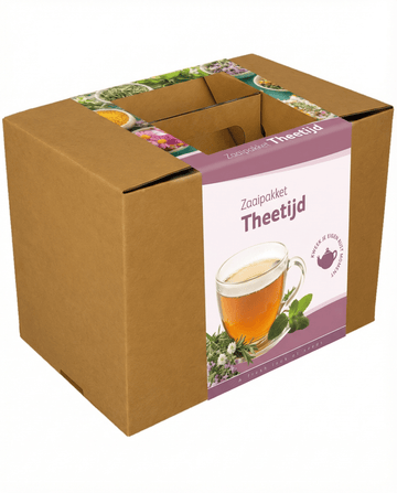 Kit de semillas para té con colador – set de regalo para cultivar