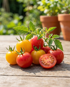 Semillas de tomate cherry dulce Solanum Lycopersicum kit Mini Greenhouse