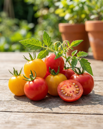 Sementes de tomate cereja doce Sweet Cherry Tomato Mini Greenhouse (Solanum lycopersicum) – kit de cultivo
