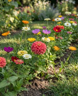 Cut Flowers Seed Tape Annual Mix 7.5 M Pre Sown Ribbon