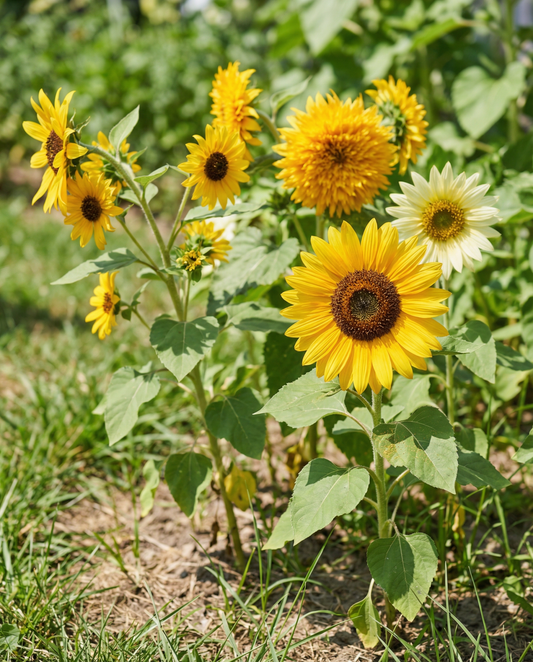 Set colección de girasol 6 Varieties Collection Set (Helianthus annuus) – semillas de flores anuales de SeedsChoice