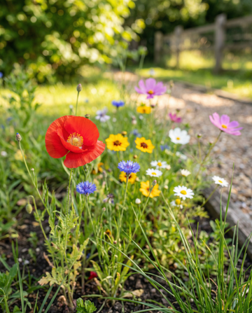 Sementes de Mistura de Flores Silvestres de Beira de Estrada 25m2 – flor anual