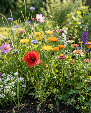 Summer Mixture Mistura Cobertura 25m² – sementes de flores anuais da SeedsChoice