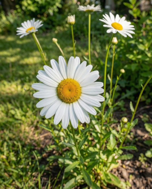 Ox Eye Daisy Mix (Leucanthemum vulgare) – sementes de flor perene da SeedsChoice