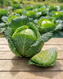 Sementes de couve-de-milão Vertus 3 Brassica Oleracea variedade anual