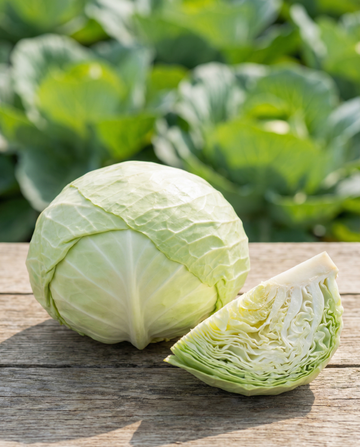 Sementes de couve-repolho branca plana Spring Salute F1 Hybrid (Brassica oleracea) – vegetal anual