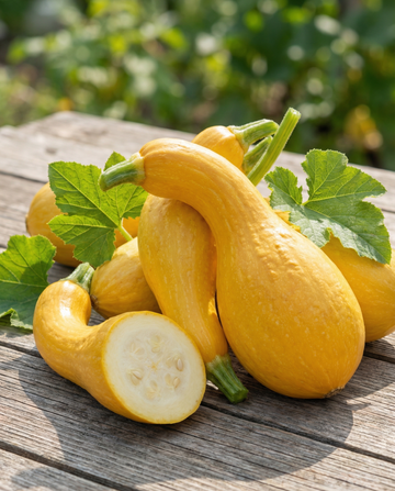 Semillas de calabacín Early Summer Crookneck Squash (Cucurbita pepo) – hortaliza anual