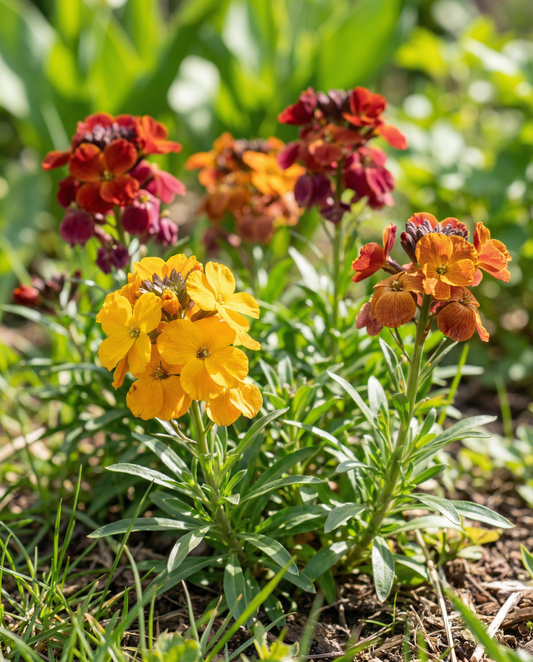 Alhelí Tom Thumb Mixed (Erysimum cheiri) – semillas de flor bienal de SeedsChoice