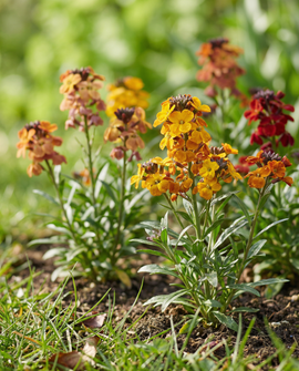 Sementes de Goiveiro Tom Thumb Mixed Bienal Erysimum Cheiri