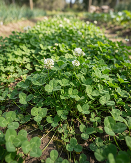 Sementes de Trevo-branco Trifolium Repens Adubo Verde Perene 100g
