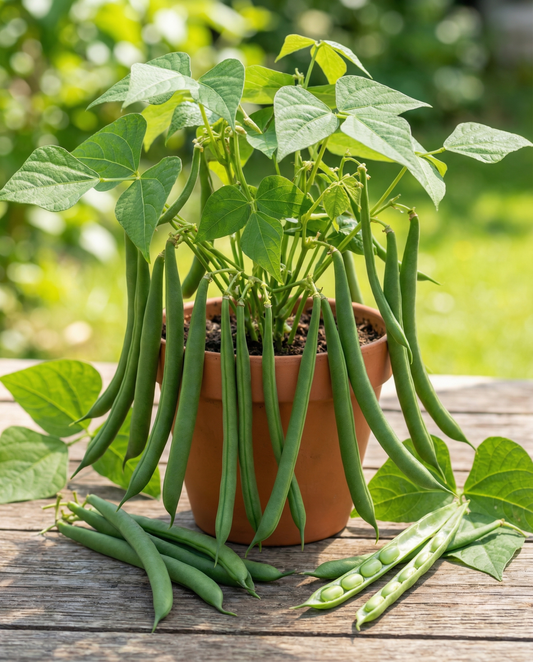 Feijão-anão francês Compass (Phaseolus vulgaris) – sementes de legume anual da SeedsChoice
